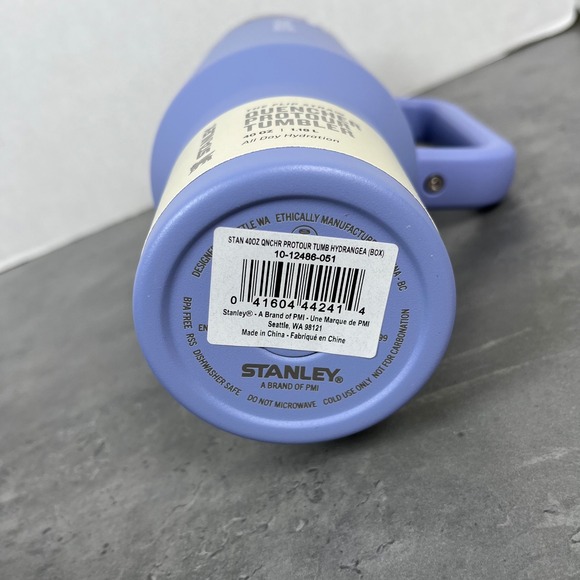 NEW Stanley Quencher Tumbler 40oz Hydrangea Purple Insulated Cup Handle & Straw - Picture 8 of 14